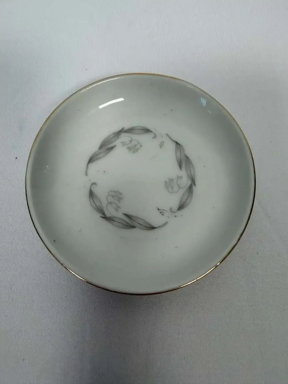 Vintage Kaysons Fine China Golden Fantasy 6-Piece Coaster/Ashtray Set